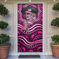 Sydney Sixers Cricket Door Cover Australian Cricket Mascot - Modern Indigenous Style