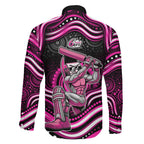 Sydney Sixers Cricket Family Matching Mermaid Dress and Hawaiian Shirt Australian Cricket Mascot - Modern Indigenous Style