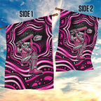 Sydney Sixers Cricket Garden Flag Australian Cricket Mascot - Modern Indigenous Style