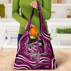 Sydney Sixers Cricket Grocery Bag Australian Cricket Mascot - Modern Indigenous Style
