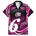 Sydney Sixers Cricket Hawaiian Shirt Australian Cricket Mascot - Modern Indigenous Style