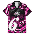 Sydney Sixers Cricket Hawaiian Shirt Australian Cricket Mascot - Modern Indigenous Style