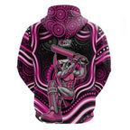 Sydney Sixers Cricket Hoodie Australian Cricket Mascot - Modern Indigenous Style