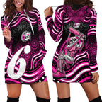 Sydney Sixers Cricket Hoodie Dress Australian Cricket Mascot - Modern Indigenous Style