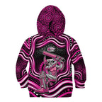 Sydney Sixers Cricket Kid Hoodie Australian Cricket Mascot - Modern Indigenous Style