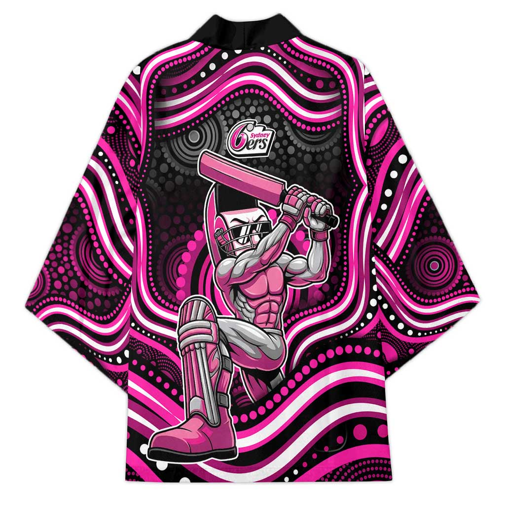 Sydney Sixers Cricket Kimono Australian Cricket Mascot - Modern Indigenous Style