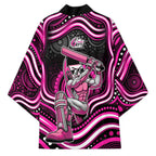 Sydney Sixers Cricket Kimono Australian Cricket Mascot - Modern Indigenous Style
