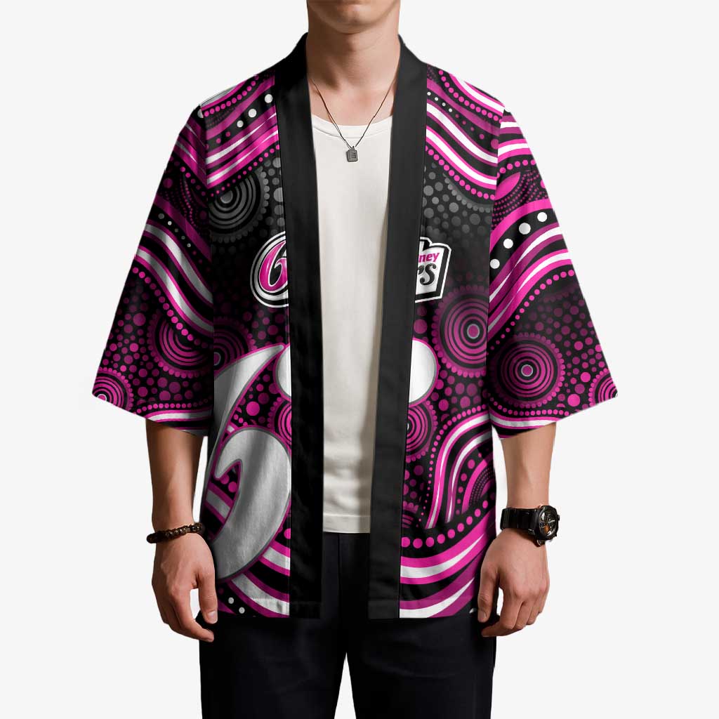 Sydney Sixers Cricket Kimono Australian Cricket Mascot - Modern Indigenous Style