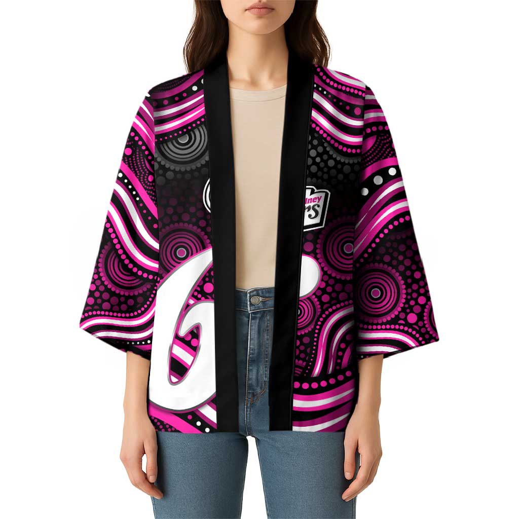 Sydney Sixers Cricket Kimono Australian Cricket Mascot - Modern Indigenous Style
