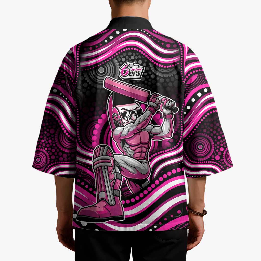 Sydney Sixers Cricket Kimono Australian Cricket Mascot - Modern Indigenous Style