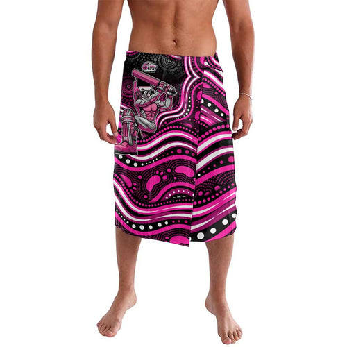 Sydney Sixers Cricket Lavalava Australian Cricket Mascot - Modern Indigenous Style