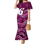 Sydney Sixers Cricket Mermaid Dress Australian Cricket Mascot - Modern Indigenous Style