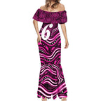 Sydney Sixers Cricket Mermaid Dress Australian Cricket Mascot - Modern Indigenous Style