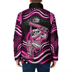 Sydney Sixers Cricket Padded Jacket Australian Cricket Mascot - Modern Indigenous Style