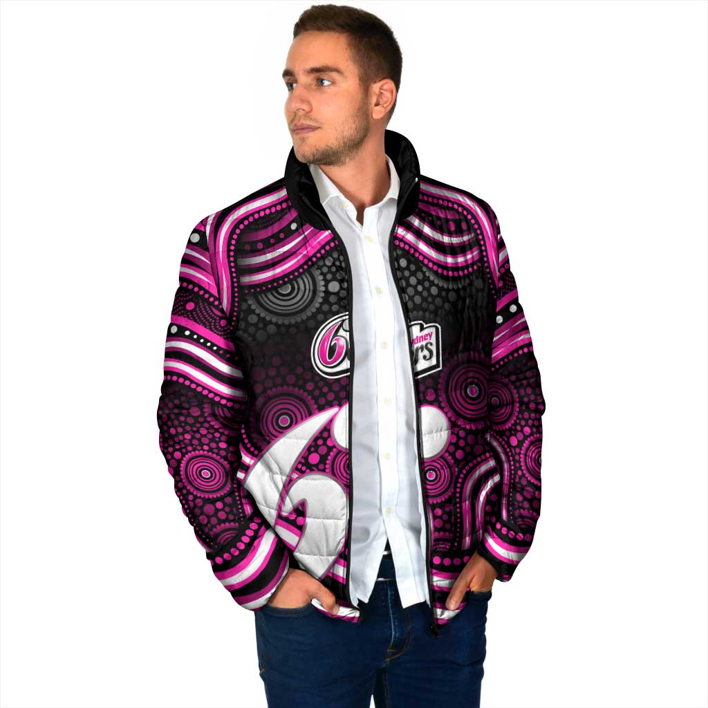 Sydney Sixers Cricket Padded Jacket Australian Cricket Mascot - Modern Indigenous Style
