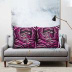 Sydney Sixers Cricket Pillow Cover Australian Cricket Mascot - Modern Indigenous Style