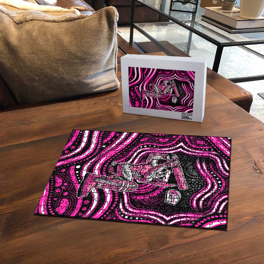 Sydney Sixers Cricket Puzzle Australian Cricket Mascot - Modern Indigenous Style