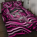 Sydney Sixers Cricket Quilt Bed Set Australian Cricket Mascot - Modern Indigenous Style