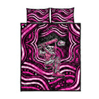 Sydney Sixers Cricket Quilt Bed Set Australian Cricket Mascot - Modern Indigenous Style