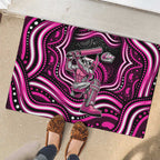 Sydney Sixers Cricket Rubber Doormat Australian Cricket Mascot - Modern Indigenous Style
