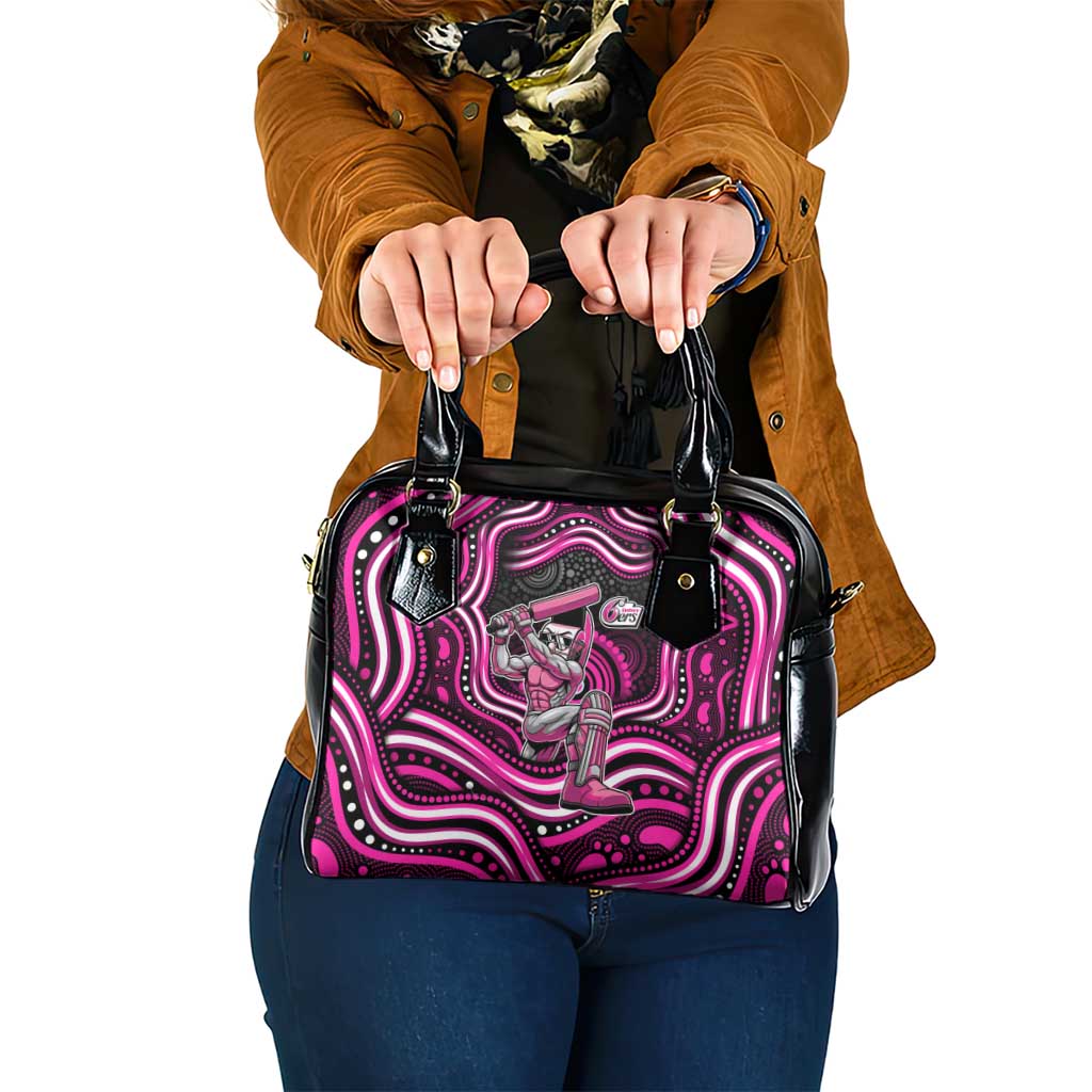 Sydney Sixers Cricket Shoulder Handbag Australian Cricket Mascot - Modern Indigenous Style