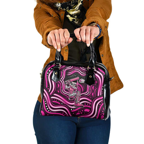 Sydney Sixers Cricket Shoulder Handbag Australian Cricket Mascot - Modern Indigenous Style