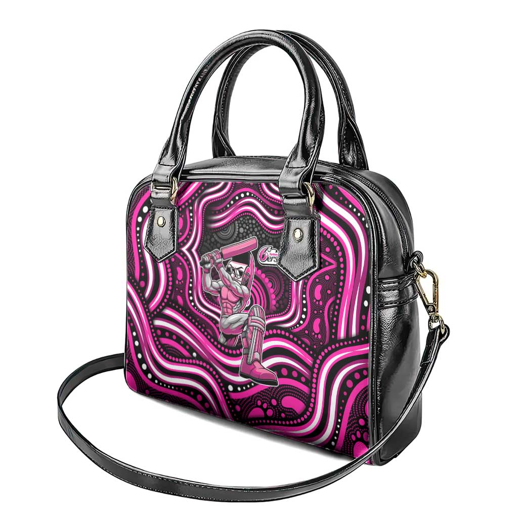 Sydney Sixers Cricket Shoulder Handbag Australian Cricket Mascot - Modern Indigenous Style
