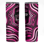 Sydney Sixers Cricket Skinny Tumbler Australian Cricket Mascot - Modern Indigenous Style