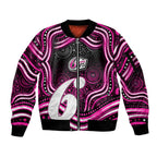 Sydney Sixers Cricket Sleeve Zip Bomber Jacket Australian Cricket Mascot - Modern Indigenous Style