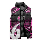 Sydney Sixers Cricket Sleeveless Puffer Jacket Australian Cricket Mascot - Modern Indigenous Style