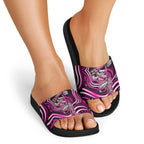 Sydney Sixers Cricket Slide Sandals Australian Cricket Mascot - Modern Indigenous Style