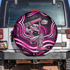 Sydney Sixers Cricket Spare Tire Cover Australian Cricket Mascot - Modern Indigenous Style