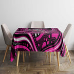 Sydney Sixers Cricket Tablecloth Australian Cricket Mascot - Modern Indigenous Style