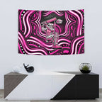 Sydney Sixers Cricket Tapestry Australian Cricket Mascot - Modern Indigenous Style