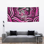 Sydney Sixers Cricket Tapestry Australian Cricket Mascot - Modern Indigenous Style