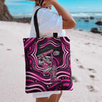 Sydney Sixers Cricket Tote Bag Australian Cricket Mascot - Modern Indigenous Style