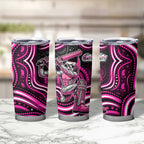 Sydney Sixers Cricket Tumbler Cup Australian Cricket Mascot - Modern Indigenous Style