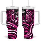 Sydney Sixers Cricket Tumbler With Handle Australian Cricket Mascot - Modern Indigenous Style