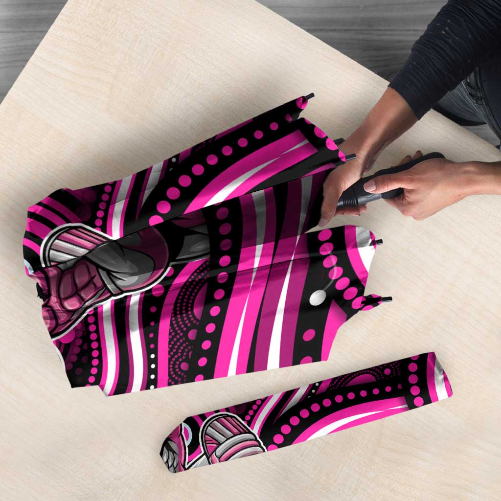 Sydney Sixers Cricket Umbrella Australian Cricket Mascot - Modern Indigenous Style