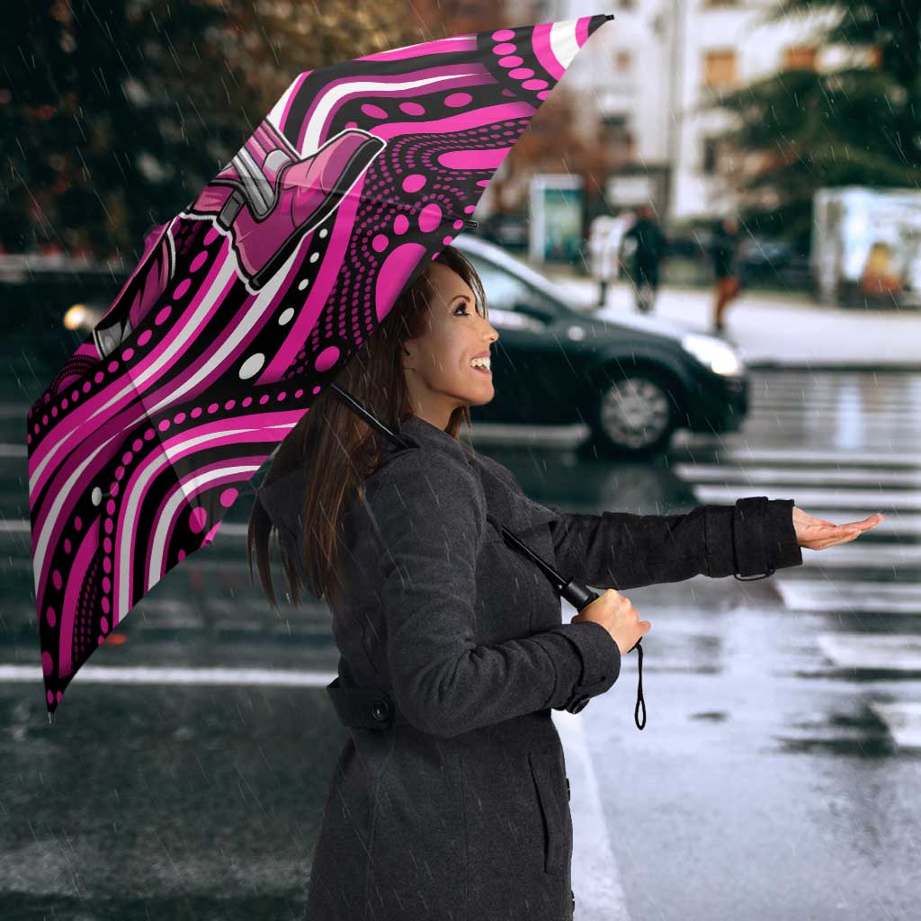 Sydney Sixers Cricket Umbrella Australian Cricket Mascot - Modern Indigenous Style