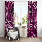 Sydney Sixers Cricket Window Curtain Australian Cricket Mascot - Modern Indigenous Style