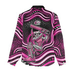 Sydney Sixers Cricket Women Casual Shirt Australian Cricket Mascot - Modern Indigenous Style