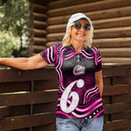 Sydney Sixers Cricket Women Polo Shirt Australian Cricket Mascot - Modern Indigenous Style