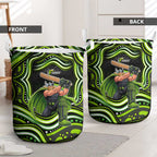 Sydney Thunder Cricket Laundry Basket Australian Cricket Mascot - Modern Indigenous Style
