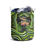 Sydney Thunder Cricket Laundry Basket Australian Cricket Mascot - Modern Indigenous Style