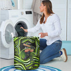 Sydney Thunder Cricket Laundry Basket Australian Cricket Mascot - Modern Indigenous Style