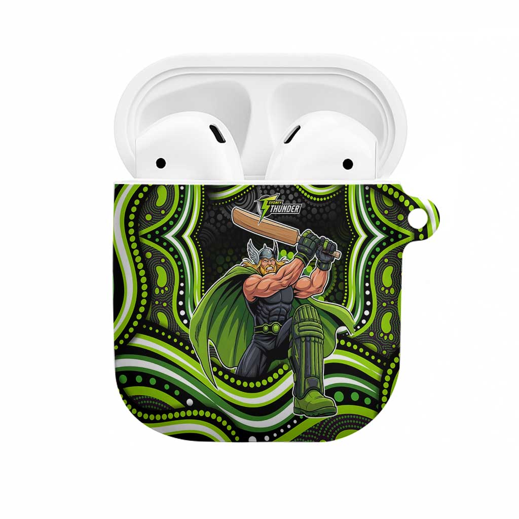 Sydney Thunder Cricket AirPods Case Australian Cricket Mascot - Modern Indigenous Style