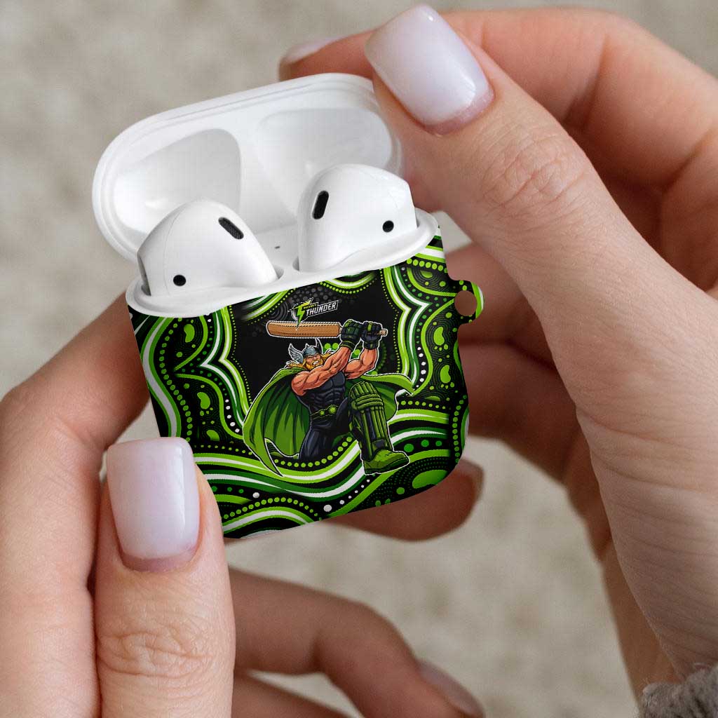 Sydney Thunder Cricket AirPods Case Australian Cricket Mascot - Modern Indigenous Style