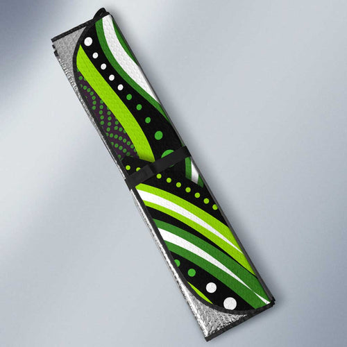 Sydney Thunder Cricket Auto Sun Shade Australian Cricket Mascot - Modern Indigenous Style