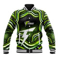 Sydney Thunder Cricket Baseball Jacket Australian Cricket Mascot - Modern Indigenous Style